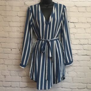 BLUE & WHITE STRIPPED TUNIC